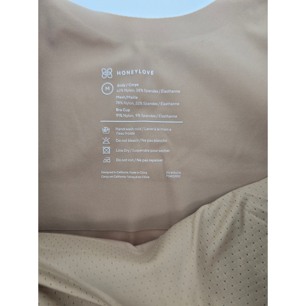 Honeylove LiftWear Cami Womens Medium Sand Beige Shapewear Tank Top Wire Free - Picture 5 of 5